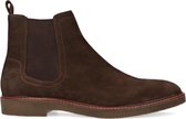 Sacha - Heren - Bruine nubuck chelsea boots - Maat 41