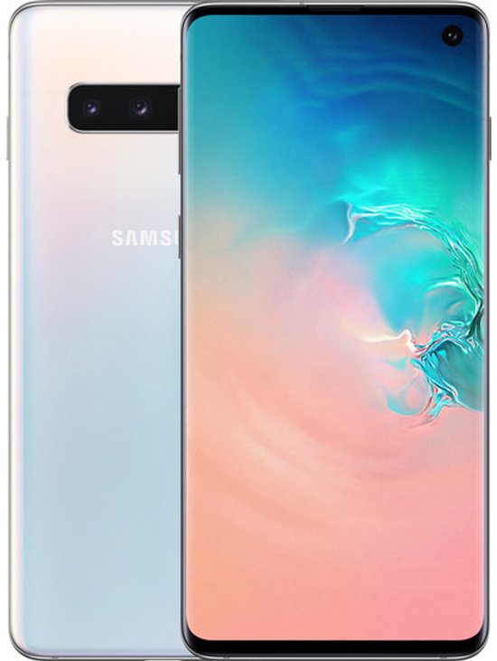 Samsung Galaxy S10 - Prism Wit - 128GB - Dynamic AMOLED Samsung Galaxy S10 - Prism Wit - 128GB - Dynamic AMOLED