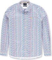 NZA New Zealand Auckland Heren Lange Mouw Overhemd - 20AN554 Tamaki Blauw (Maat: XL)