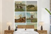 Wallpaper - Papier peint photo Collage - Art - Pays- Nederland - Largeur 160 cm x hauteur 240 cm