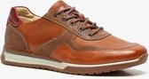 Hush Puppies leren heren sneakers - Cognac - Maat 42 - Echt leer - Uitneembare zool