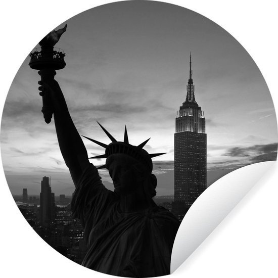 Autocollant Mural Statue De La Liberté New York - Décor Amovible En Vinyle, Thème Patriotique
