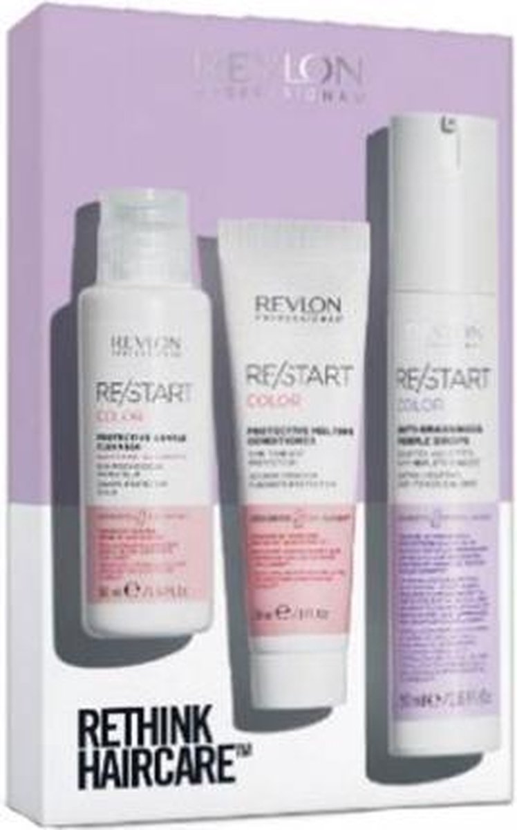 REVLON Restart - Travelpack (zilver)shampoo & conditioner - Color