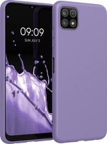 kwmobile telefoonhoesje voor Samsung Galaxy A22 5G - Hoesje voor smartphone - Back cover in violet lila