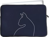 iPad 2021/2020 hoes - Tablet Sleeve - Kattencontour - Designed by Cazy