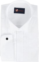 Suitable - Smoking Overhemd Plisse - Heren - Maat 46 - Regular-fit