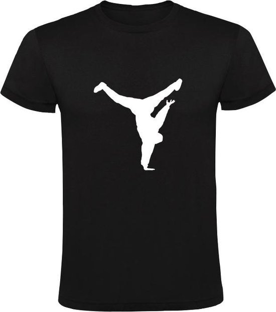 Breakdance Hiphop | Kinder T-shirt | Zwart | Dansstijl | Streetdance | Windmill