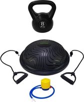 Tunturi - Fitness Set - Balanstrainer - Balance Trainer & Tunturi Kettlebell 8 kg