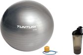 Tunturi - Fitness Set - Shakebeker - Gymball Zilver 90 cm
