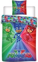 PJ Masks Light - Dekbedovertrek - Eenpersoons - 140 x 200 cm - Multi