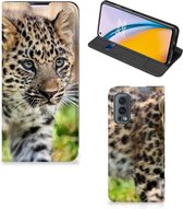 Beschermhoesje met foto OnePlus Nord 2 5G Smart CoverCase Baby Luipaard