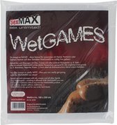 Bundle - Joydivision - SexMAX WetGAMES Laklaken 180 x 220 cm - Wit met glijmiddel