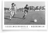 Walljar - Ijsselmeervogels - Noordwijk '76 - Zwart wit poster