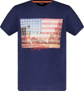 DEELUXE T-shirt met Californië-print CALI Navy