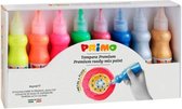 plakkaatverfset Tempera junior metallic/fluor 8 x 50 ml