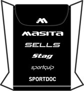 Masita | Gymbag met Logo`s - BLACK/WHITE - L