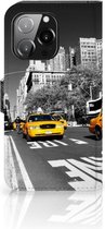 Beschermhoesje iPhone 13 Pro Telefoon Hoesje New York Taxi