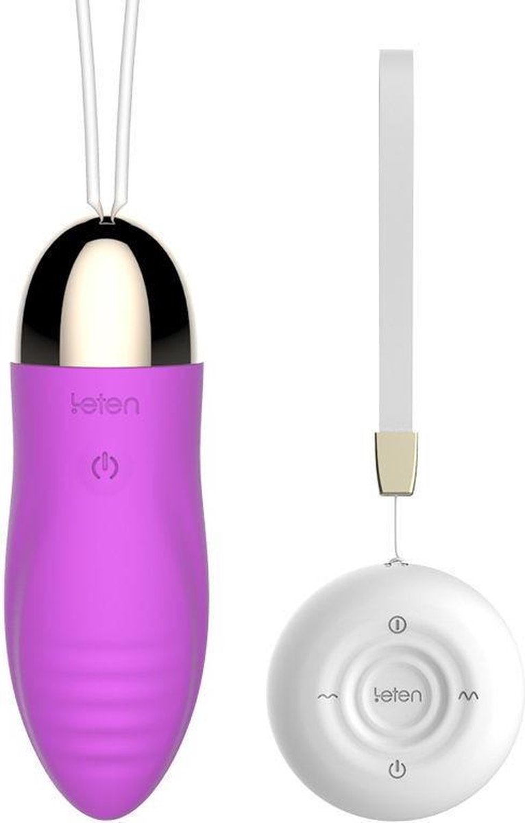Vibratie Ei met Afstandsbediening Cherry - Paars