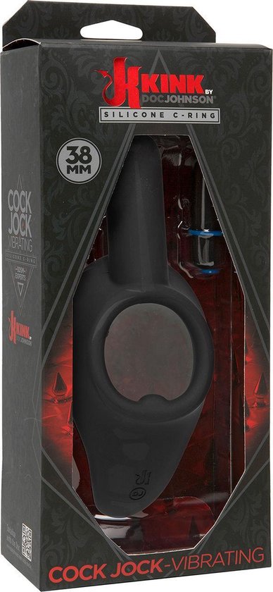 Doc Johnson - Kink - Cock Jock Vibrating - Silicone C-Ring | bol