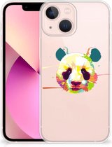 Back Case TPU Siliconen Hoesje geschikt voor iPhone 13 mini Smartphone hoesje Panda Color