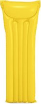 luchtbed Economats vinyl 183 x 69 cm geel