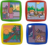 leerpuzzels Primary junior 6 stukjes 26 cm 4 stuks