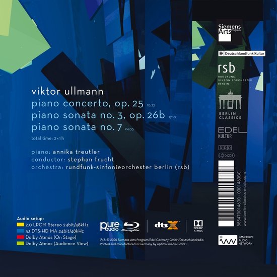 Annika Treutler - Treutler: Piano Concerto&Solo Works (DVD) (Incl. Blu ray) - Annika Treutler
