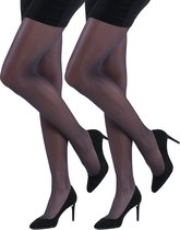 INSUA Margot Dames Panty - 2-Pack -  Marine - Maat L
