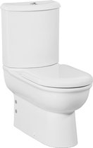 Bally Selin Duoblok Toiletpot Met RVS Sproeier (Bidet) Wit
