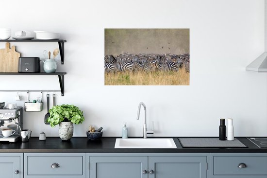 Affiche Zèbres chassés - 90x60 cm