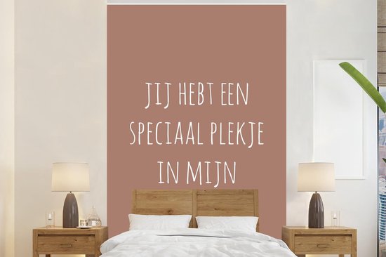 Behang - Fotobehang Spreuken - Quotes- Een speciaal plekje in mijn hart