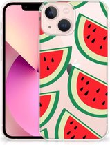 Telefoon Hoesje Geschikt voor iPhone13 mini Hoesje Bumper Doorzichtig Watermelons