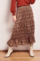 Smashed Lemon Rok Skirt 21557 755/460 Brown/dark Red Dames Maat - S