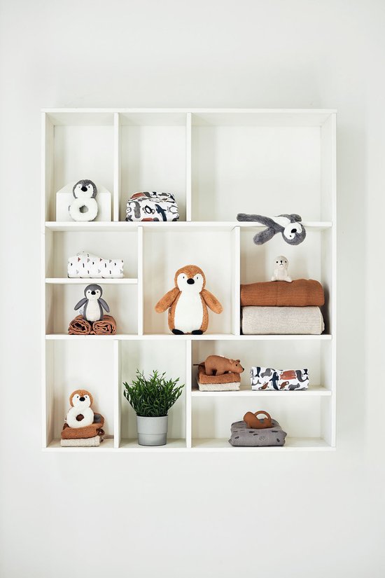 Jollein Baby Deken Ledikant 100x150cm - Basic Knit - Nougat