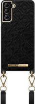 Ideal of Sweden Phone Necklace Case Samsung Galaxy S21 Plus Embossed Black