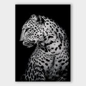 Artistic Lab Poster - Dark Leopard Dibond - 70 X 50 Cm - Multicolor