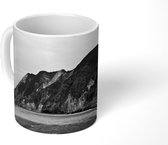 Mok - Turtle Island - zwart wit - 350 ML - Beker