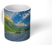 Mok - Rivier door de Großglockner in het Europese Oostenrijk - 350 ML - Beker