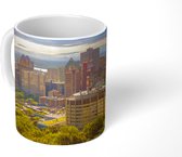 Mok - Uitzicht op Montreal vanaf de berg Royal in Canada - 350 ML - Beker