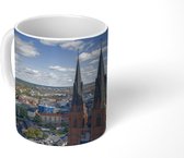 Mok - Vogelperspectief van de Kathedraal van Uppsala - 350 ML - Beker