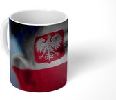 Mok - Koffiemok - Vlag van Polen - Mokken - 350 ML - Beker - Koffiemokken - Theemok