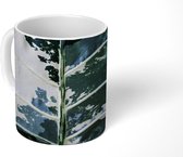 Mok - blad met kleurverschil - 350 ML - Beker