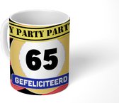 Mok - Koffiemok - Jubileum - 65 Jaar - Feest - Mokken - 350 ML - Beker - Koffiemokken - Theemok