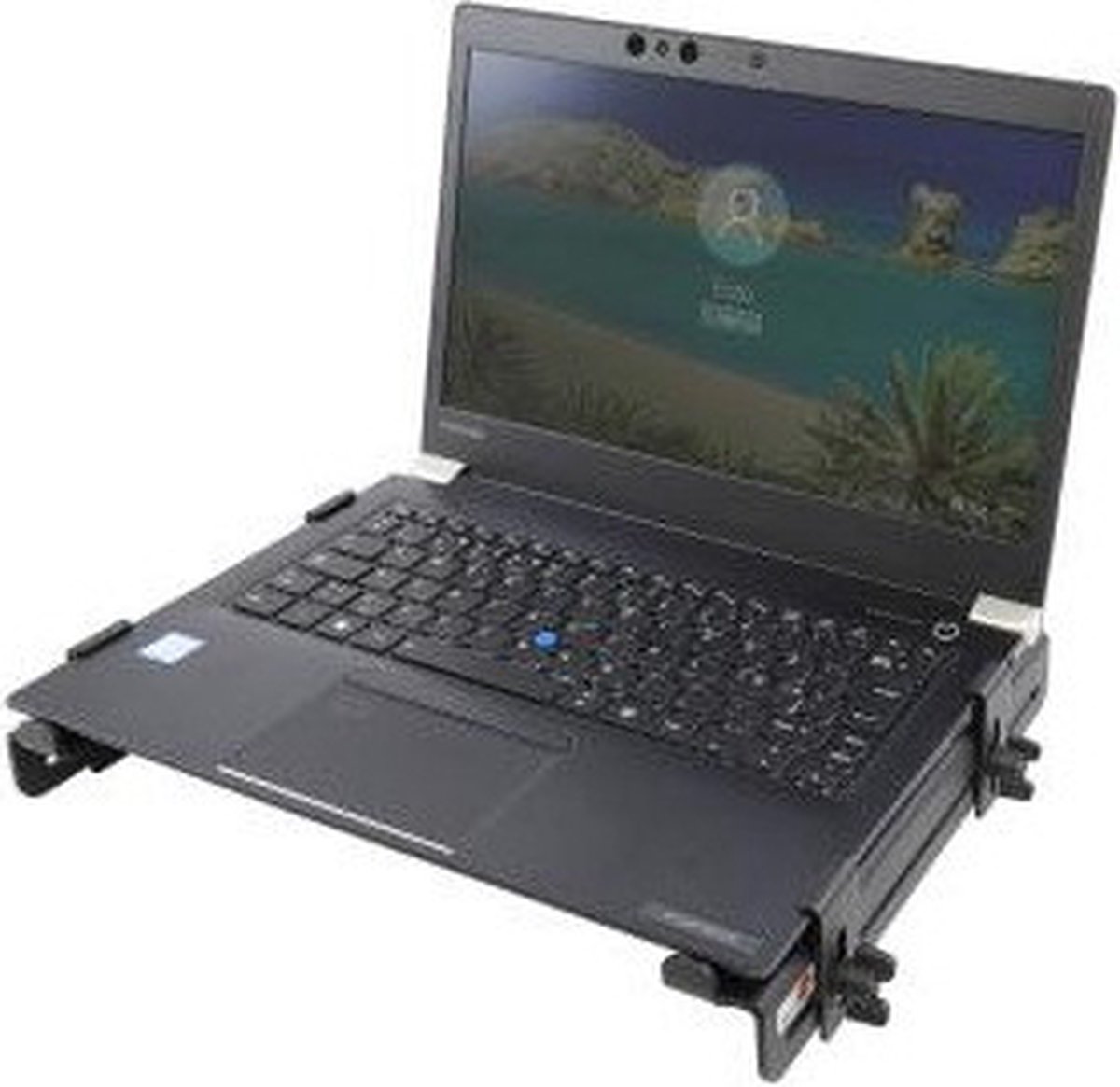 Brodit verstelbare stalen laptop & tablet houder