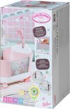 Baby Annabell badspeelgoed met roze badkuip, douchekop met hartje en vrolijke onderwaterdecoratie.