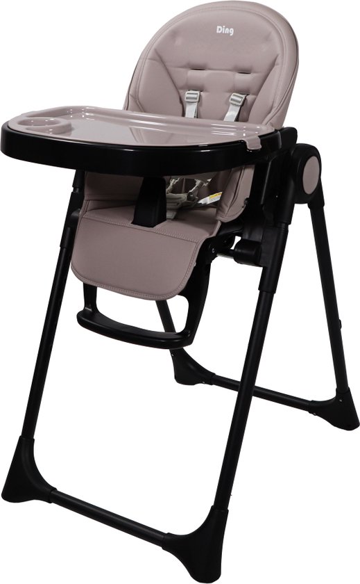 Ding Kinderstoel - - Inklapbaar - Incl. tafelblad en veiligheidsriempje