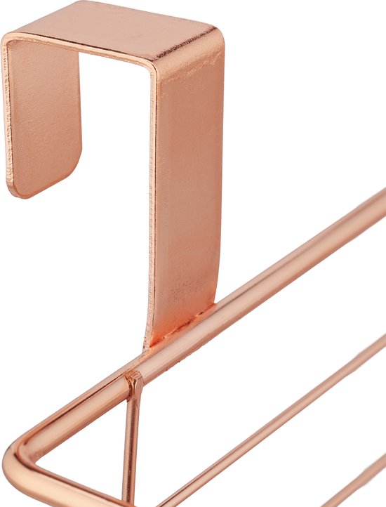 Home Deco Factory Hangmand voor in een kast - 4x - metaal - 56 x 26 x 14 cm - zwart