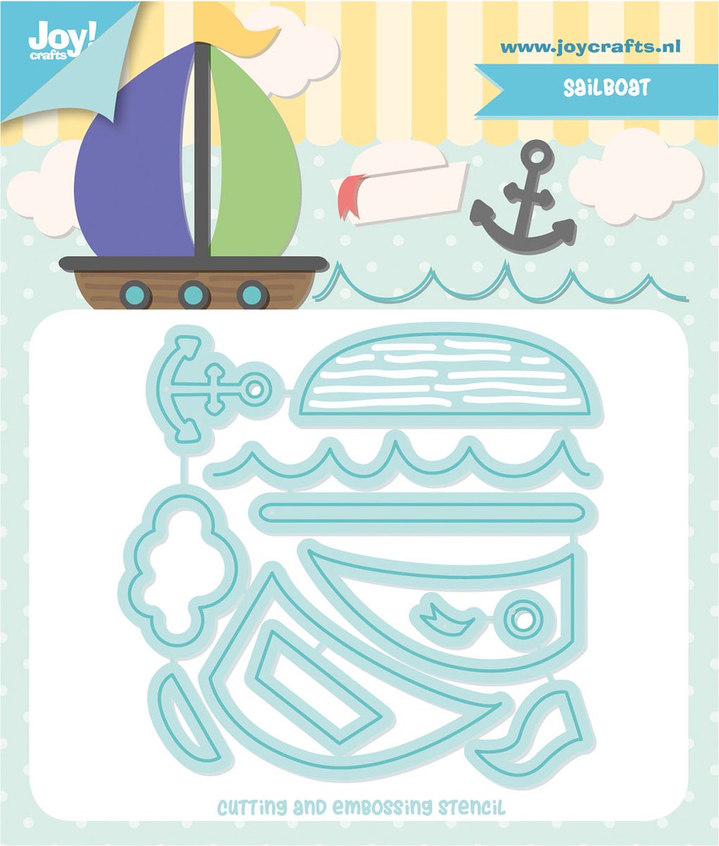 Joy!Crafts • Cut- embosstencil Jocelijne Sailboat