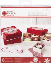 Martha Stewart red lace compartment box