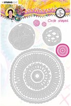 Studio Light Cutting & Embossing Die - Circle shaped - Marlene's world nr.16 - 102x145mm